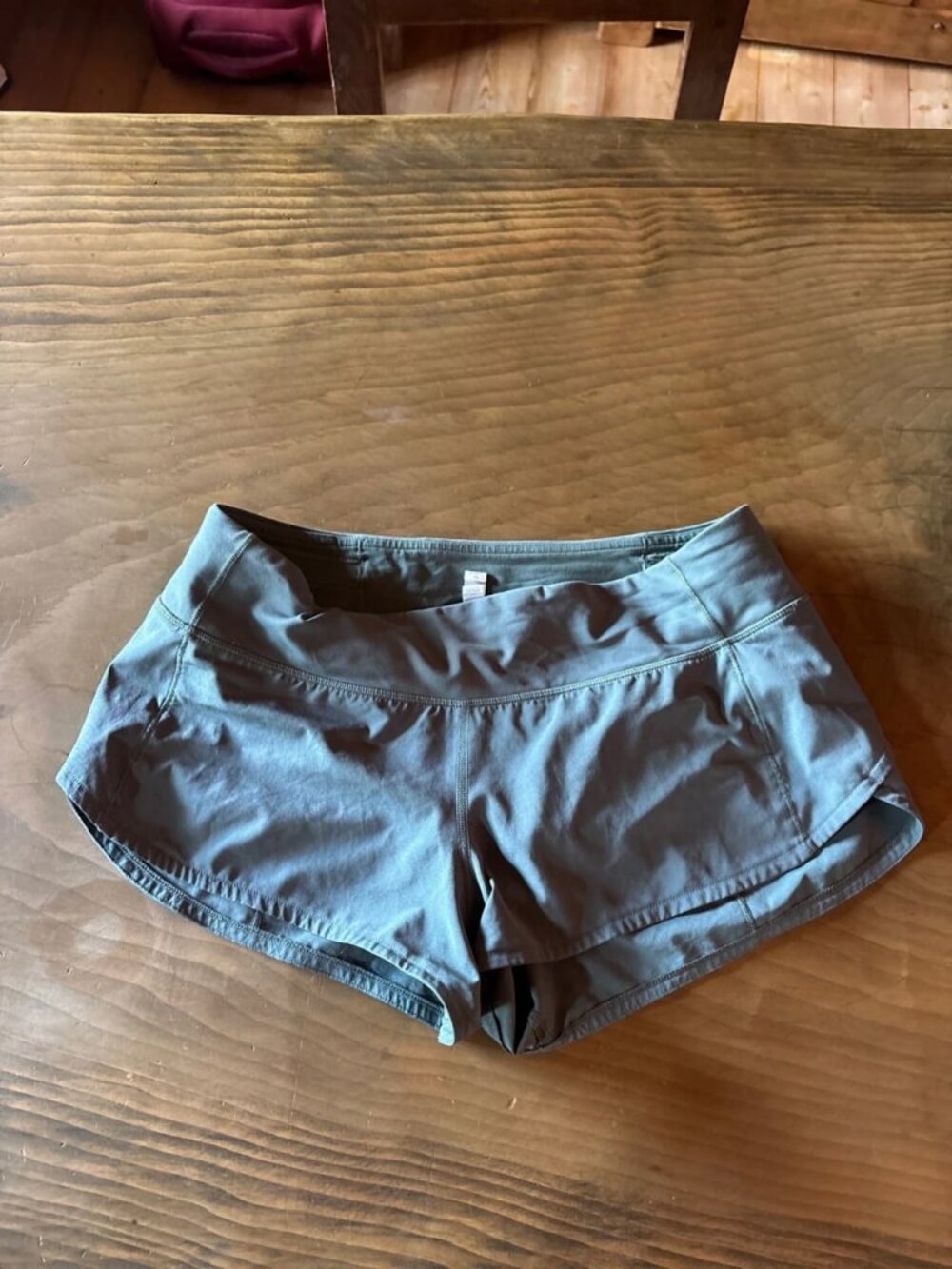 Women's Gray Running Shorts, Size S / EU 36 / US 4